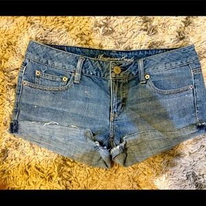 American Eagle Shortie Glitter Shorts